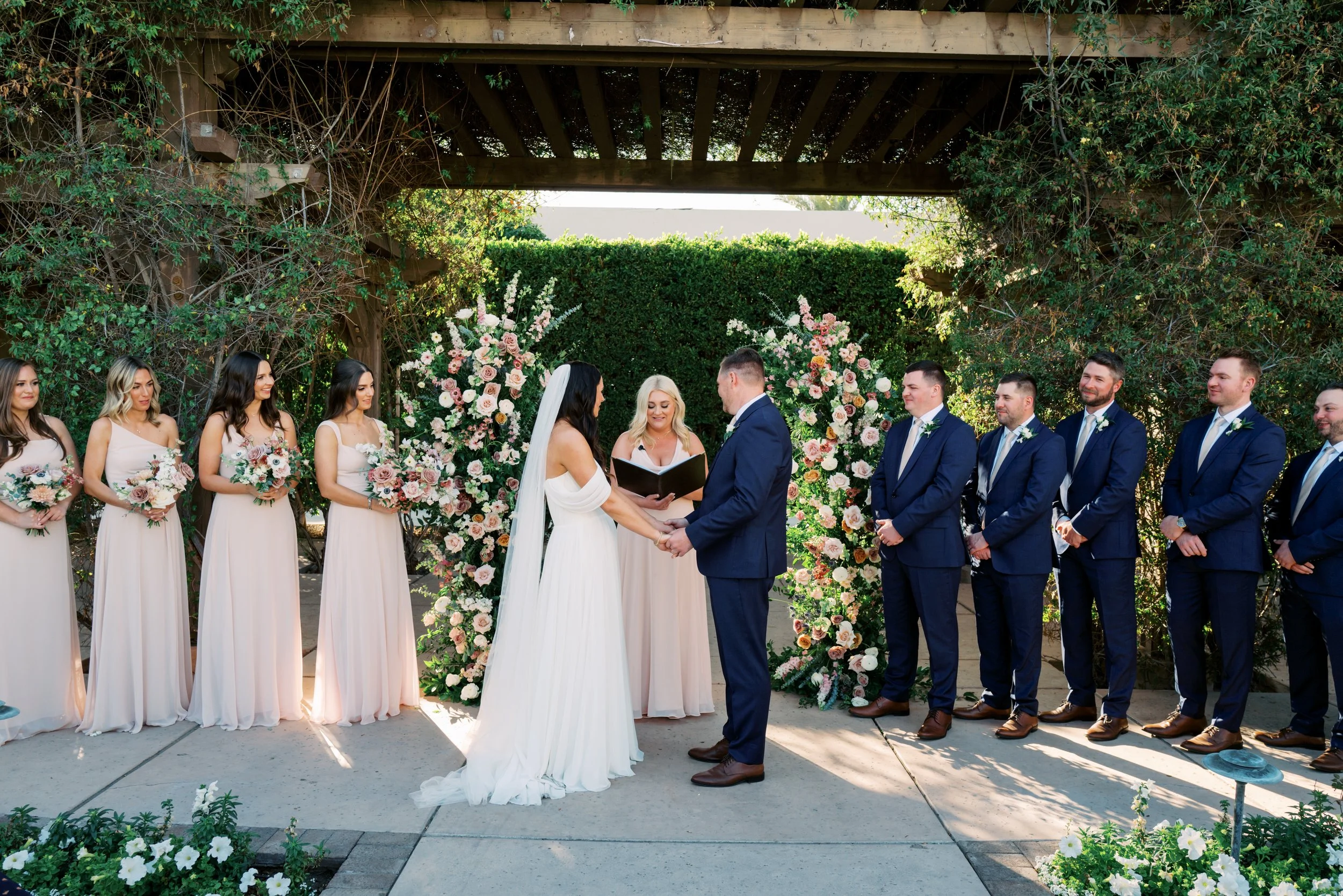 Maddie and Chris' Modern Retro Wedding at the Wigwam